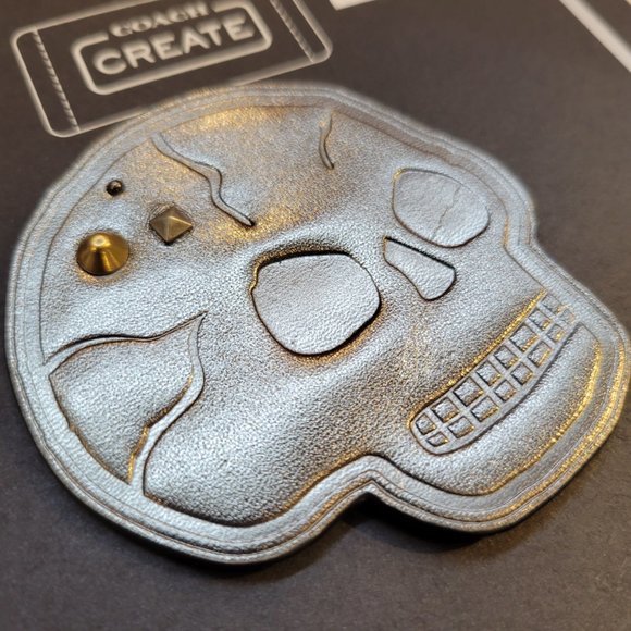 Coach Skull Shoe Patch - Picture 3 of 10